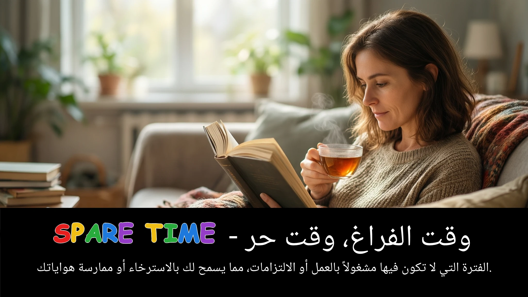 Arabic Illustration for spare time